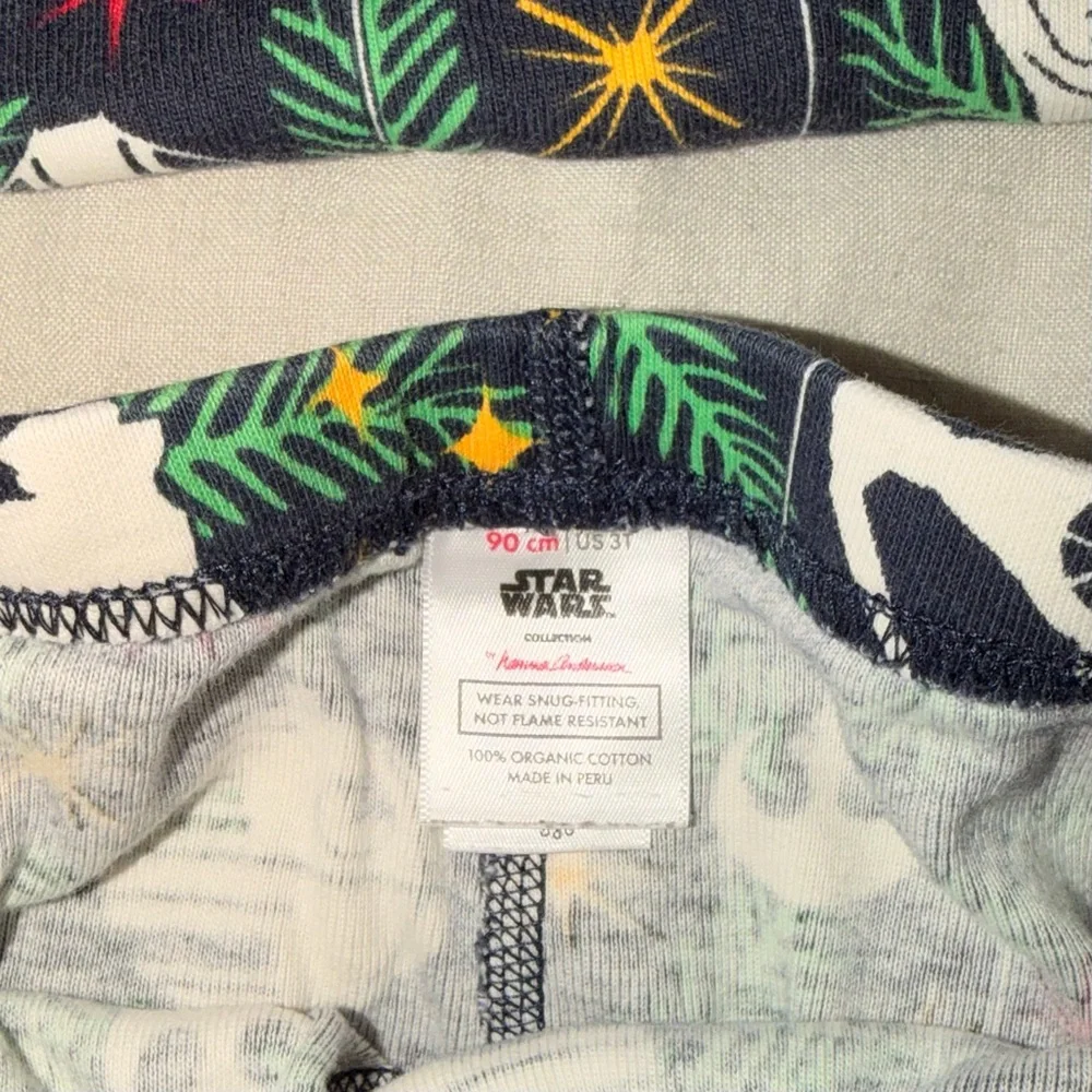 Hanna Andersson Star Wars Holiday Pajama Set Organic Cotton 3T